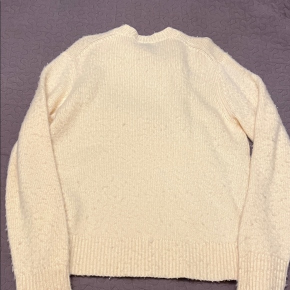 Acne Studios Pale Yellow Crew Neck Sweater - Picture 4 of 4